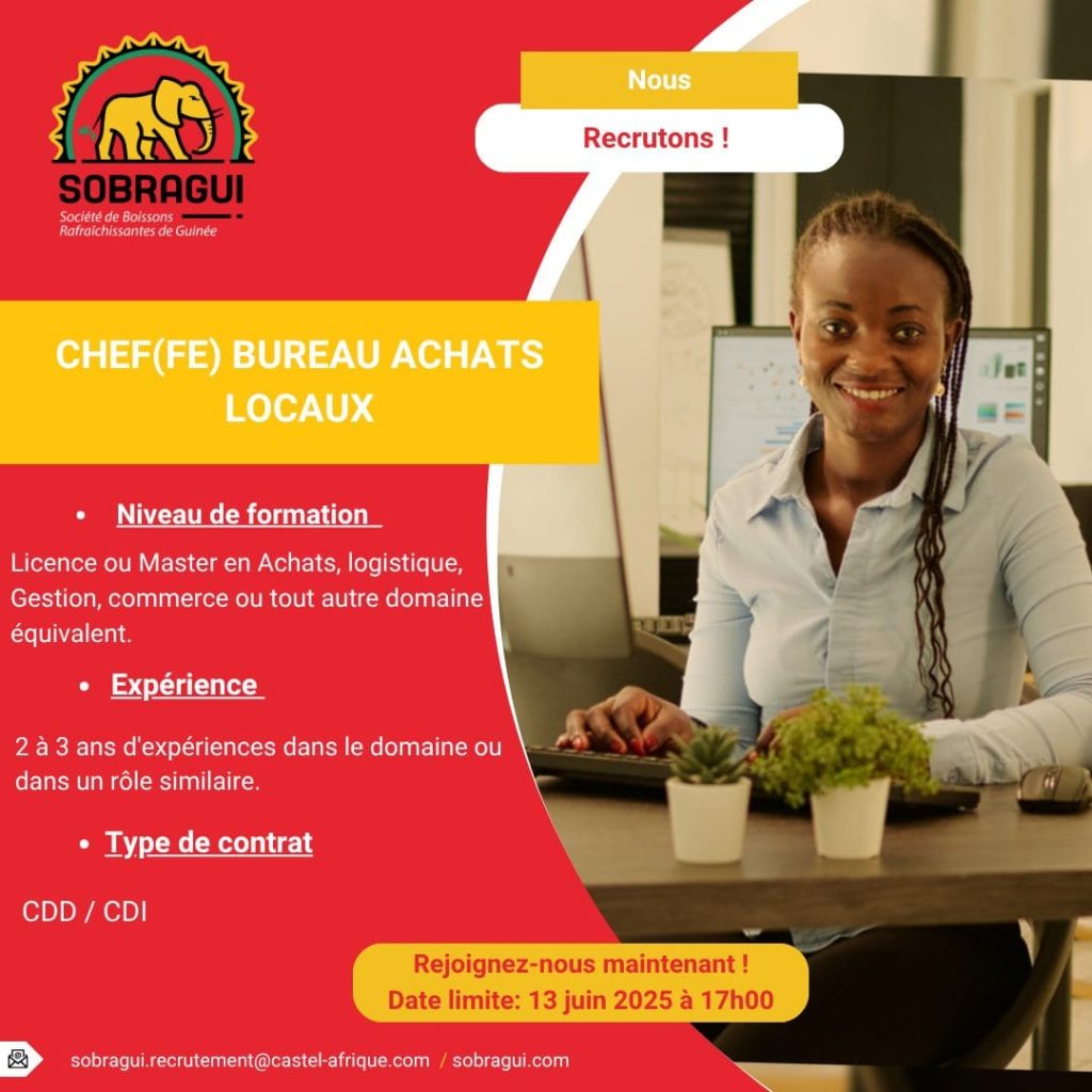 Chef(fe) Bureau Achats Locaux