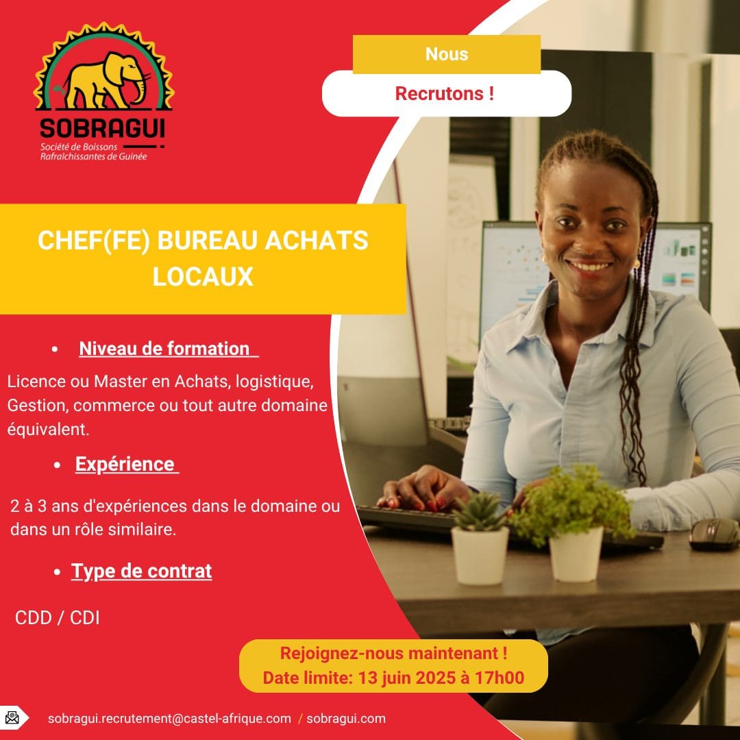 Chef(fe) Bureau Achats Locaux