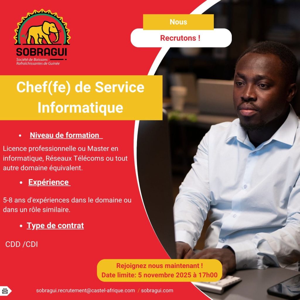 Chef(fe) de Service Informatique