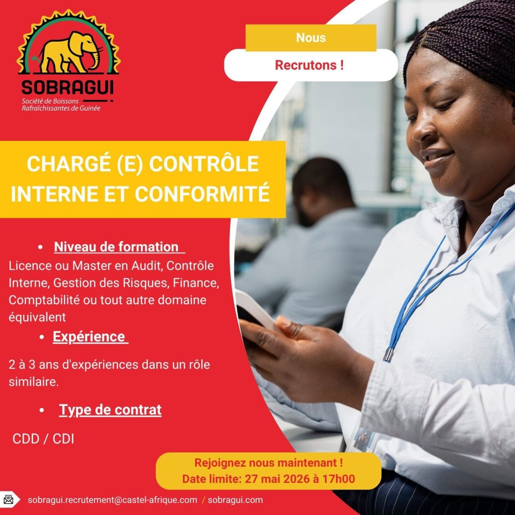 Chargé Contrôle Interne et Conformité