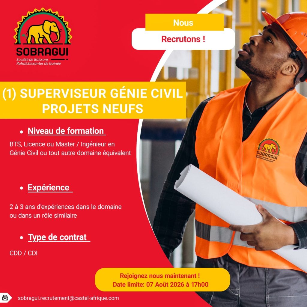 Superviseur Génie Civil Projets Neufs
