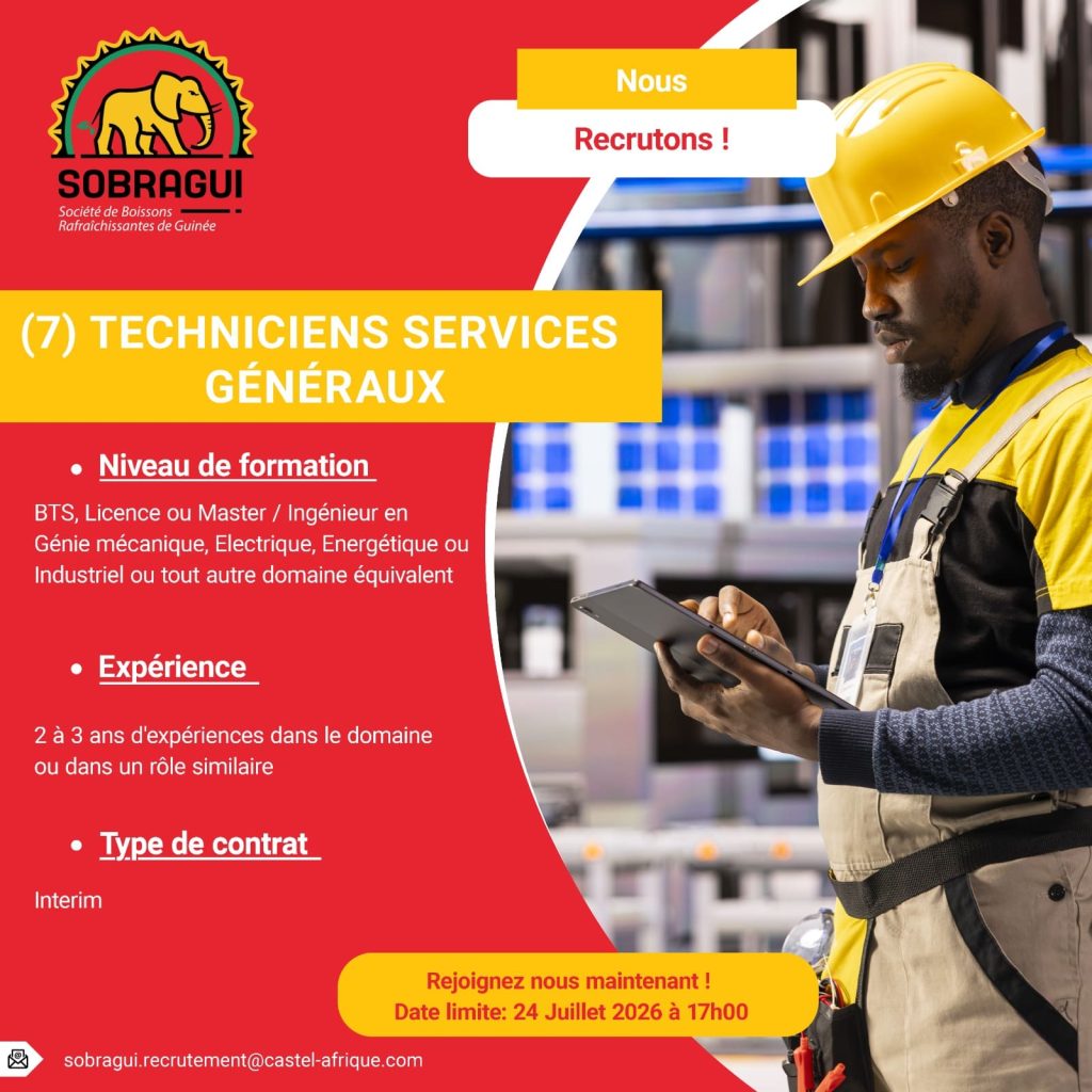 Technicien Services Généraux