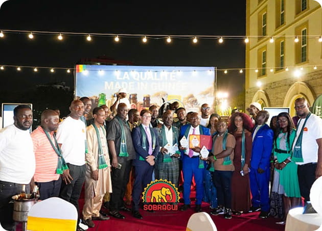 Sobragui célèbre l’excellence de ses distributeurs lors d’une soirée inoubliable à l’hôtel Palm Camayenne