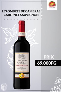 LES OMBRES DE CAMBRAS CABERNET SAUVIGNON