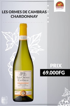 LES OMBRES DE CAMBRAS CHARDONNAY