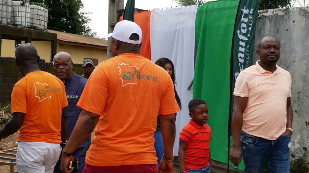 BEAUFORT LAGER A ACCOMPAGNÉ LA COMMUNAUTE IVOIRIENNE DE GUINEE