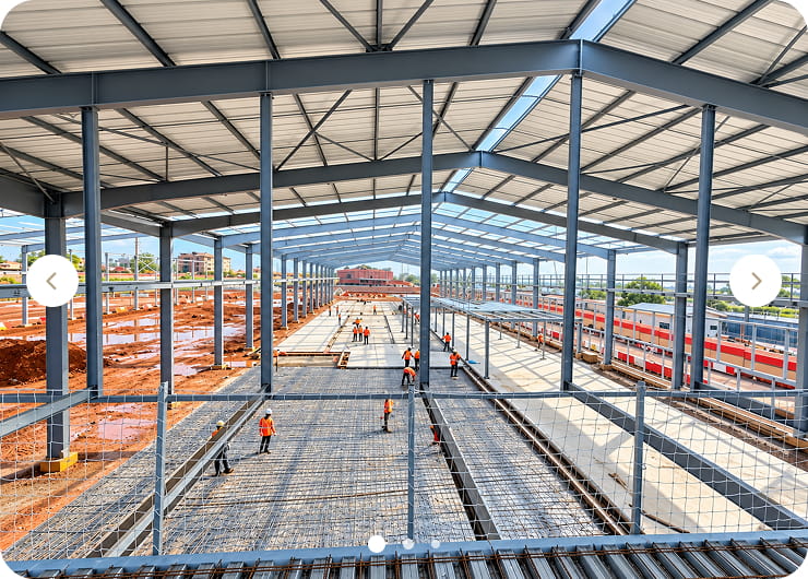 Chantier d’extension du site industriel SOBRAGUI